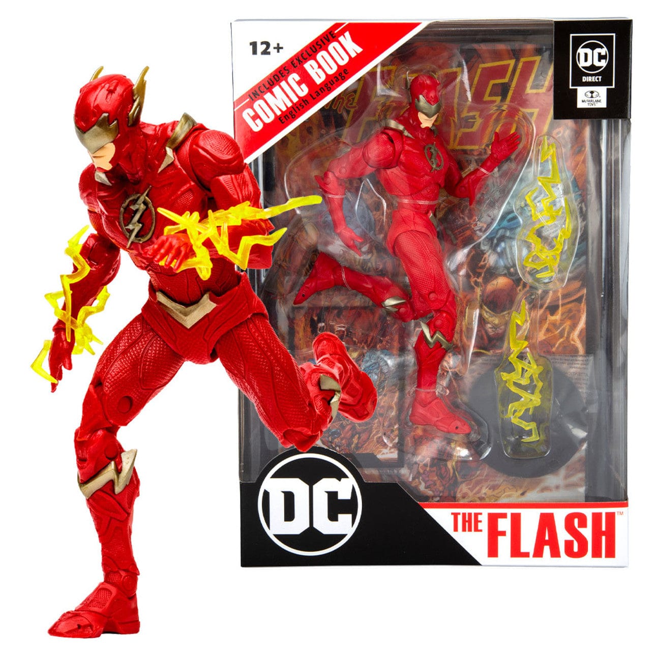 Barry Allen The Flash w/The Flash Comic (DC Page Punchers) 7" Figure