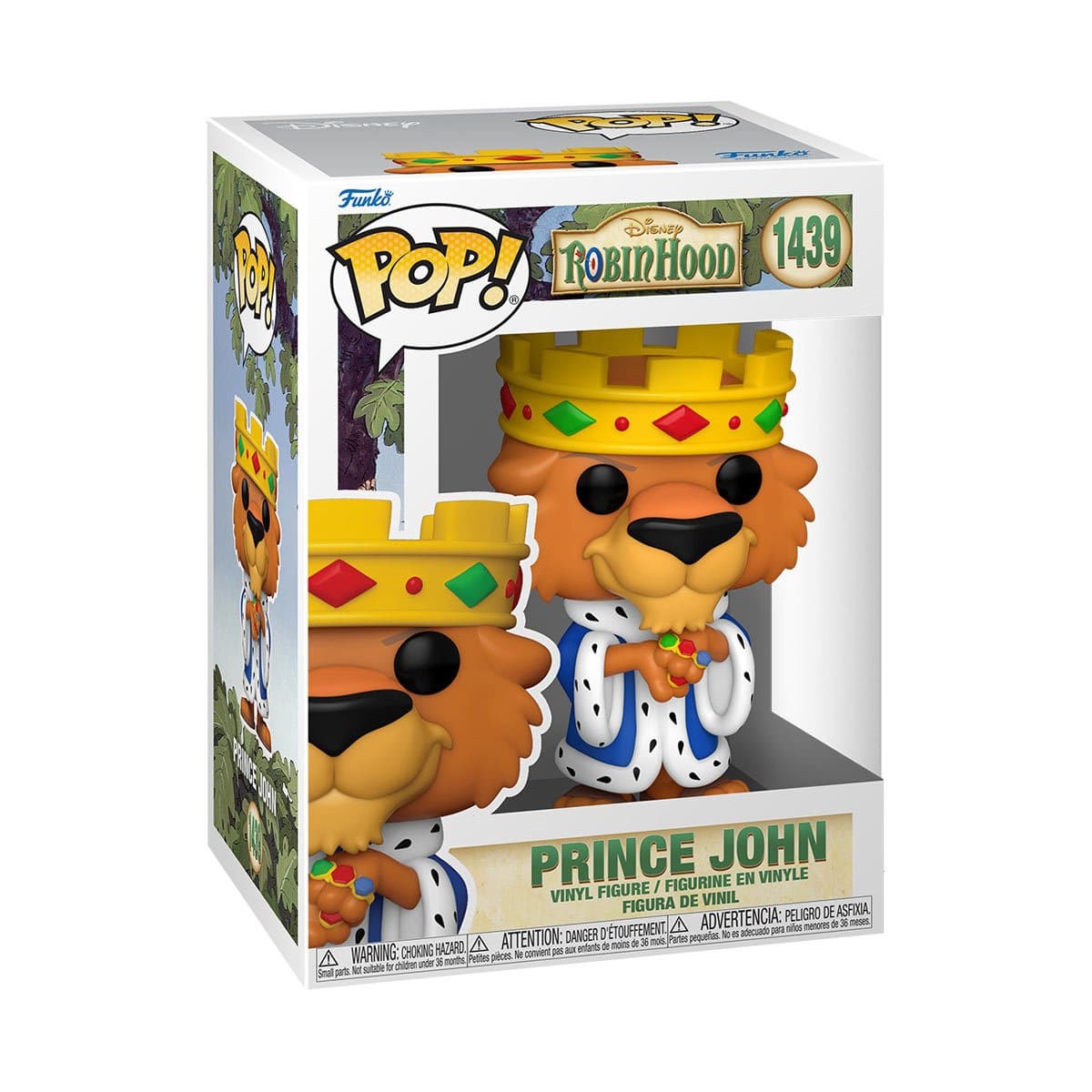 Funko Pop! Disney Robin Hood Prince John  Vinyl Figure #1439