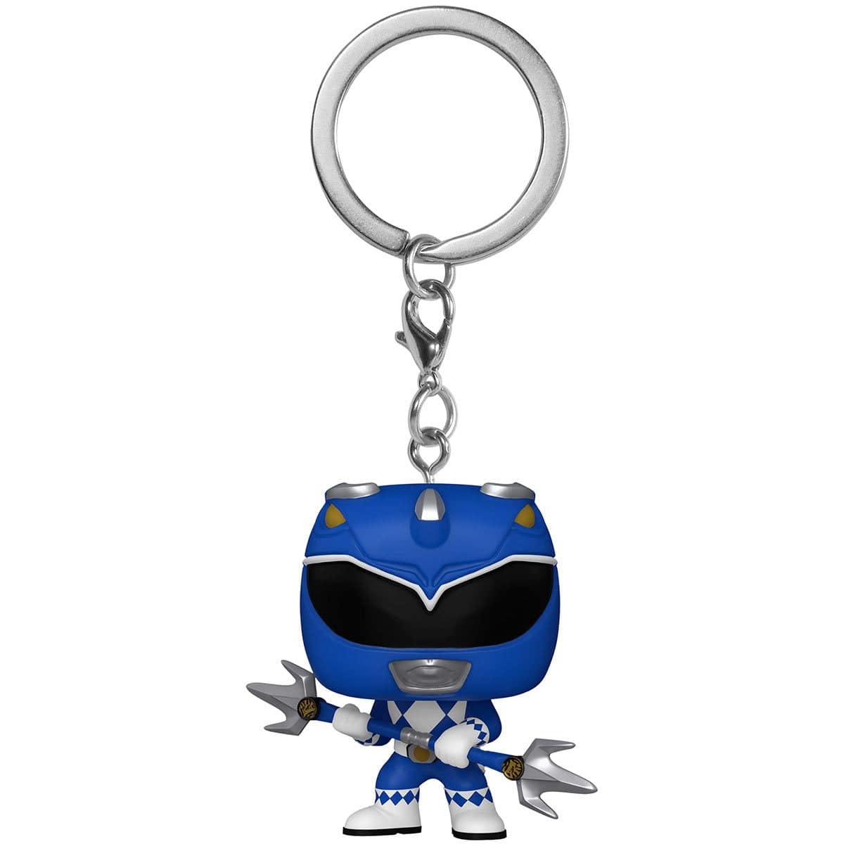 Mighty Morphin Power Rangers 30th Anniversary Blue Ranger Funko Pocket Pop! Key Chain