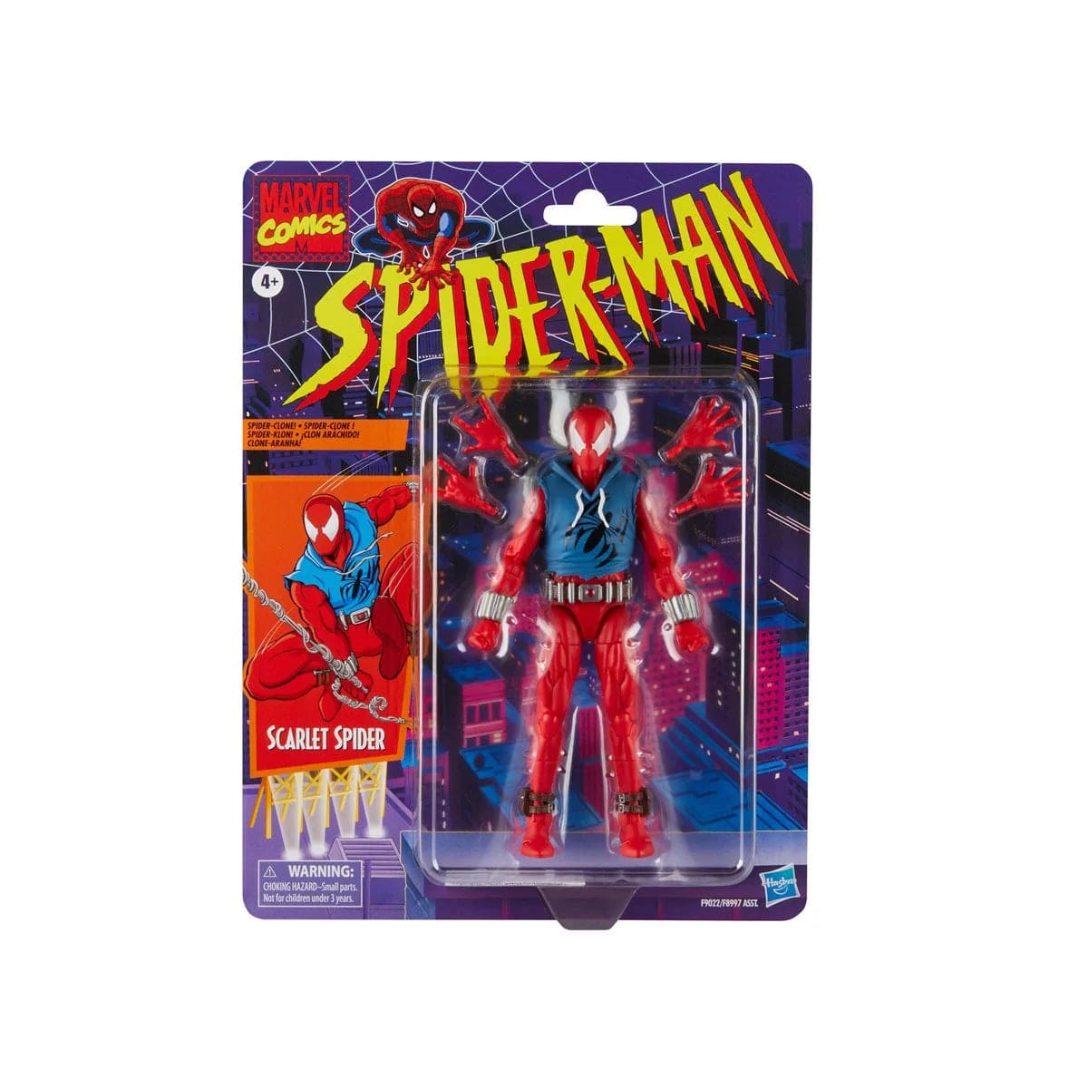 Spider-Man Marvel Legends Comic 6-inch Scarlet Spider Action Figure Ben Riley 
