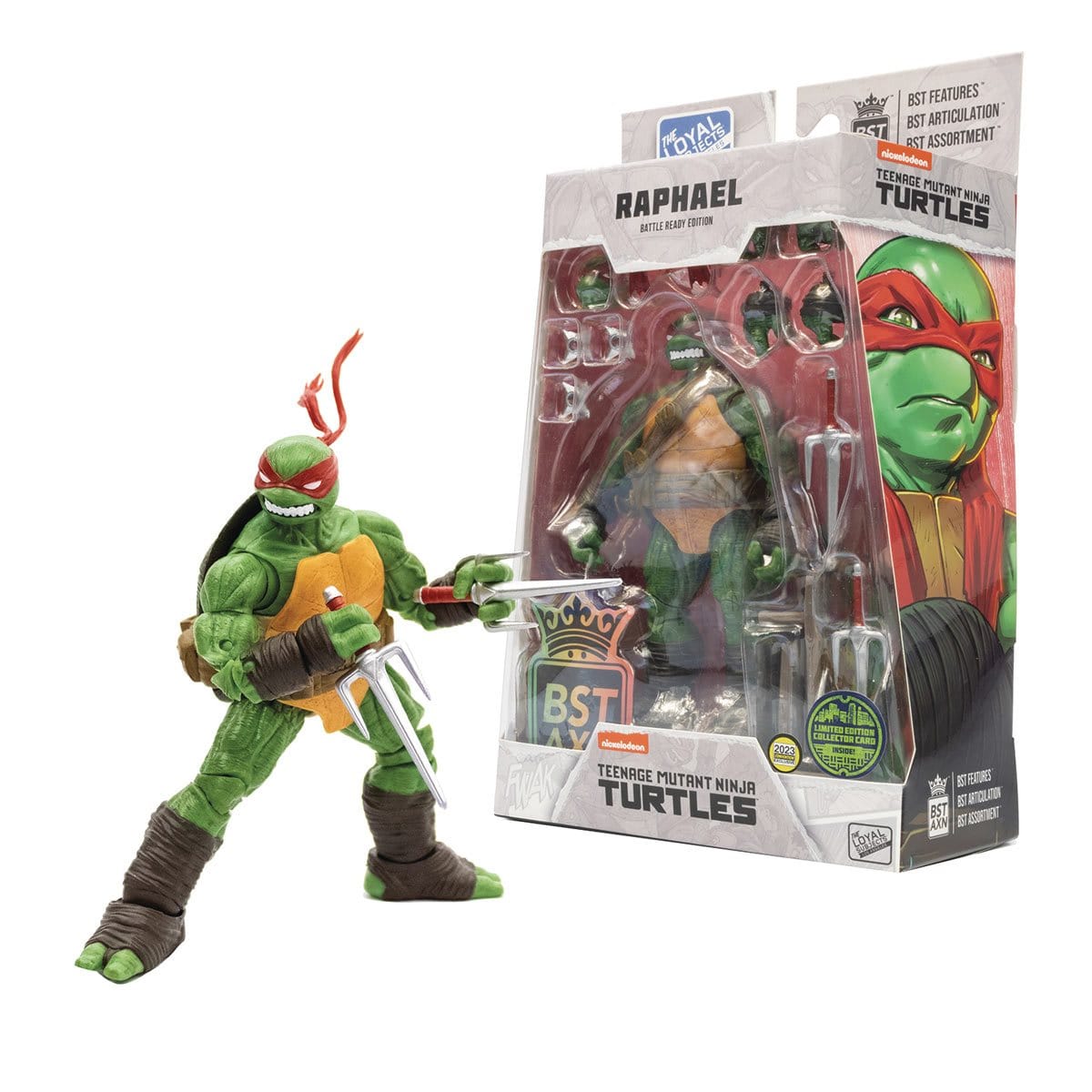 Teenage Mutant Ninja Turtles Raphael BST AXN 5-Inch Action Figure - San Diego Comic-Con 2023 Previews Exclusive