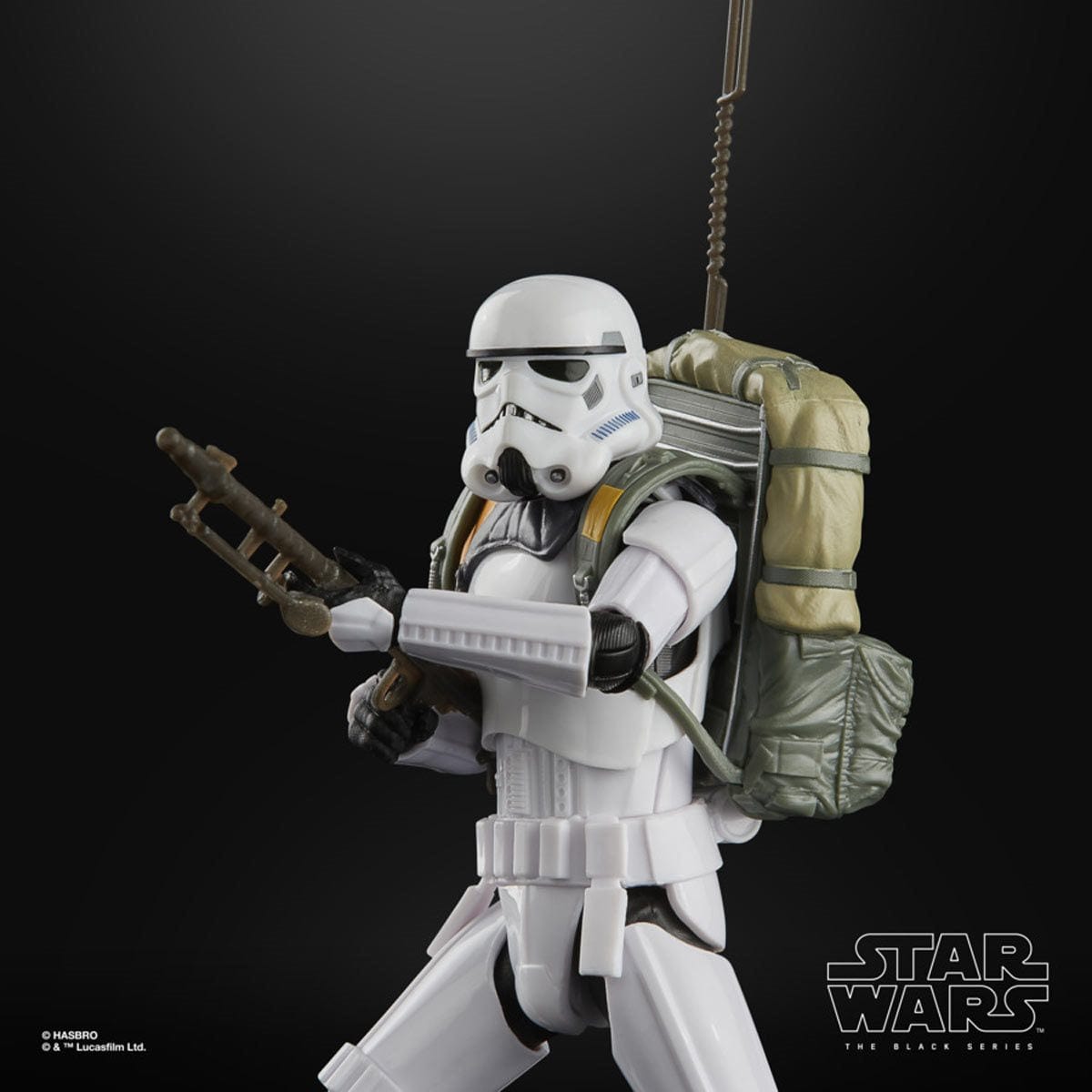 Star Wars The Black Series Stormtrooper Jedha Patrol 6-Inch Action Figure pose