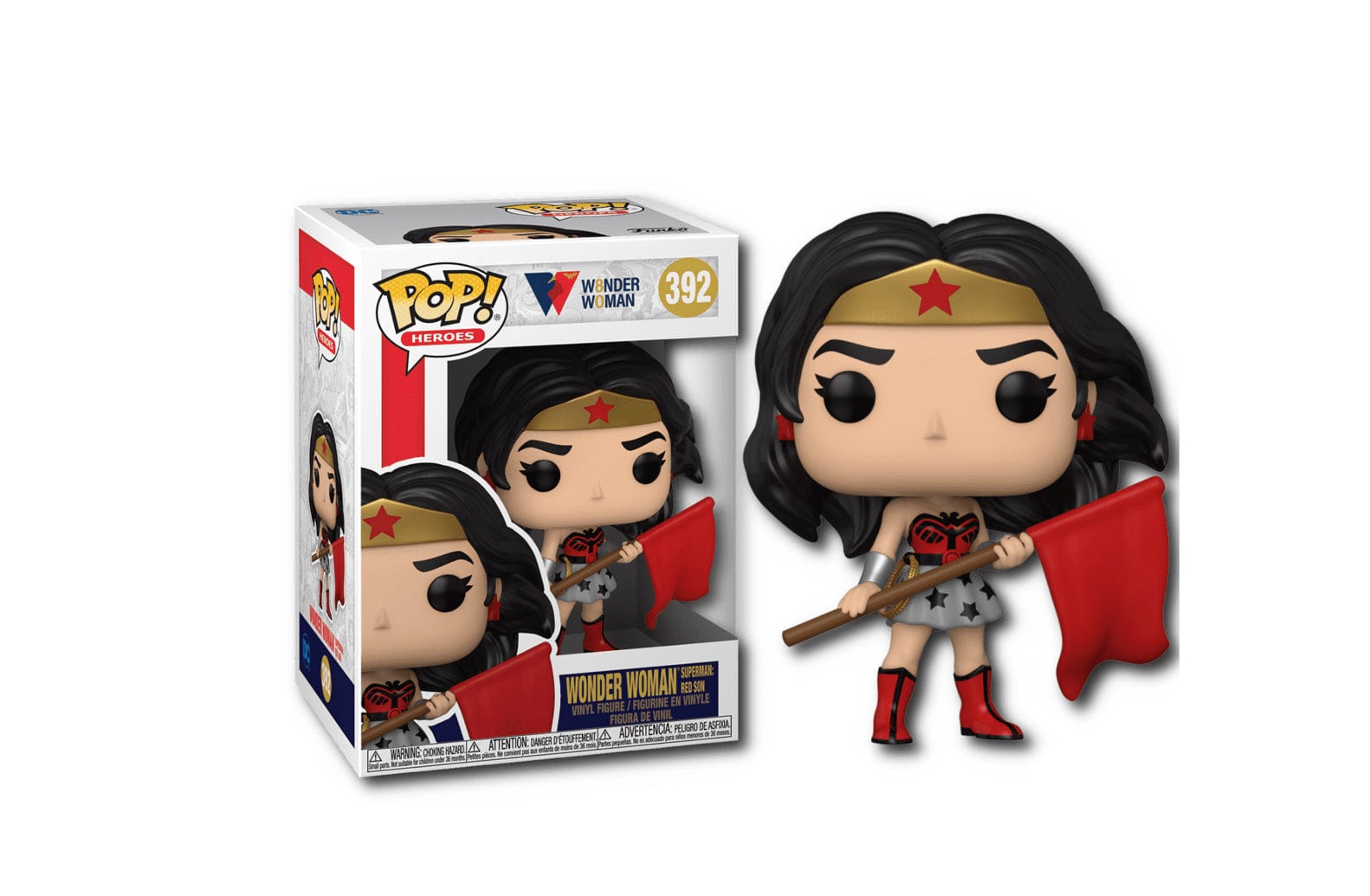 Wonder Woman 80th Anniversary Superman: Red Son Pop! Vinyl Figure