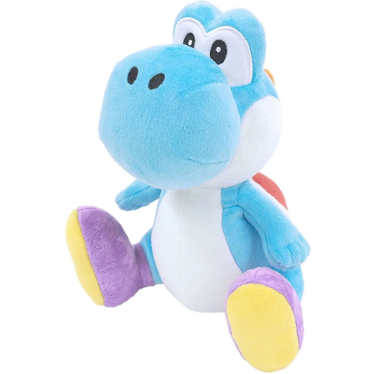 Little Buddy Super Mario All Star Yoshi - Light Blue Yoshi Plush 7"