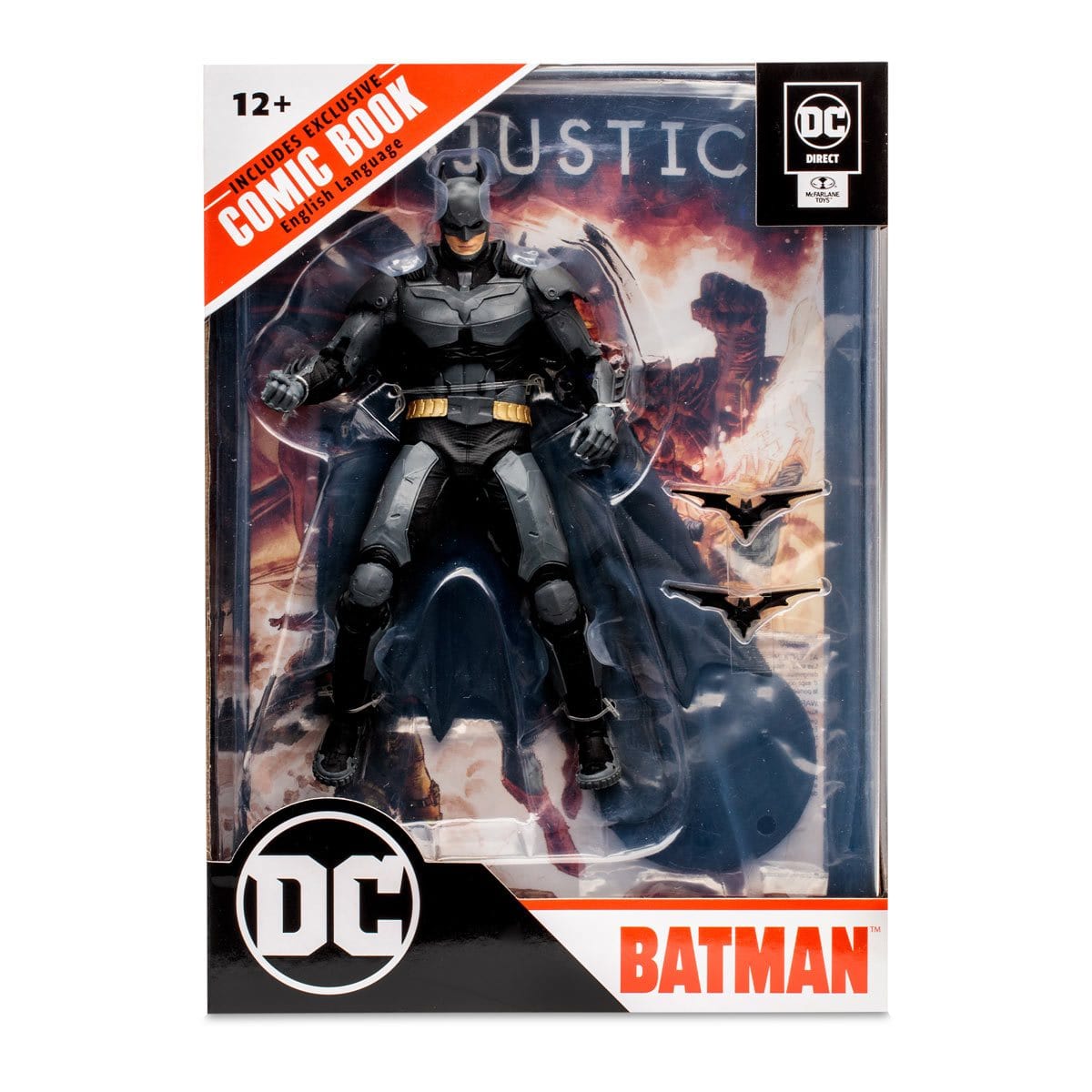 Injustice 2 Batman Page Punchers 7-Inch Scale Action Figure with Injustice Comic Book