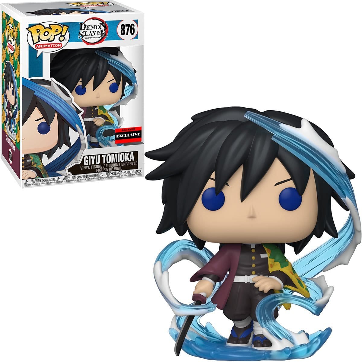 Demon Slayer Giyu Tomioka Pop! Vinyl Figure - AAA Anime Exclusive