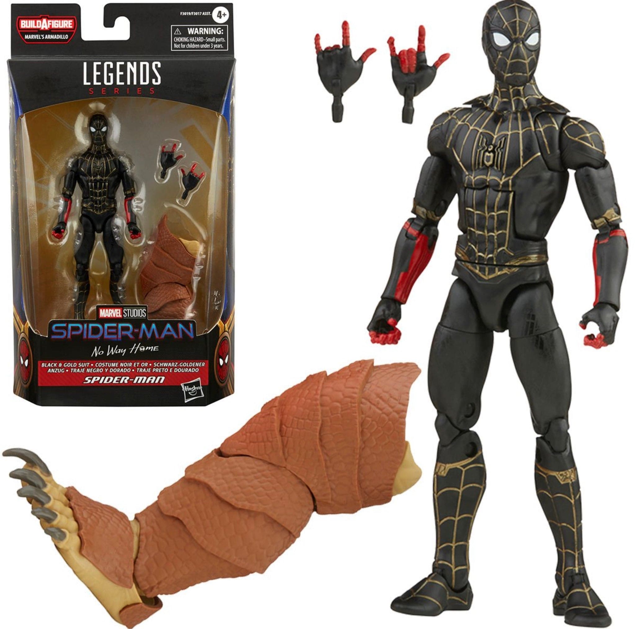 Spider-Man 3 Marvel Legends Black and Gold Spider-Man 6-Inch Action Figure