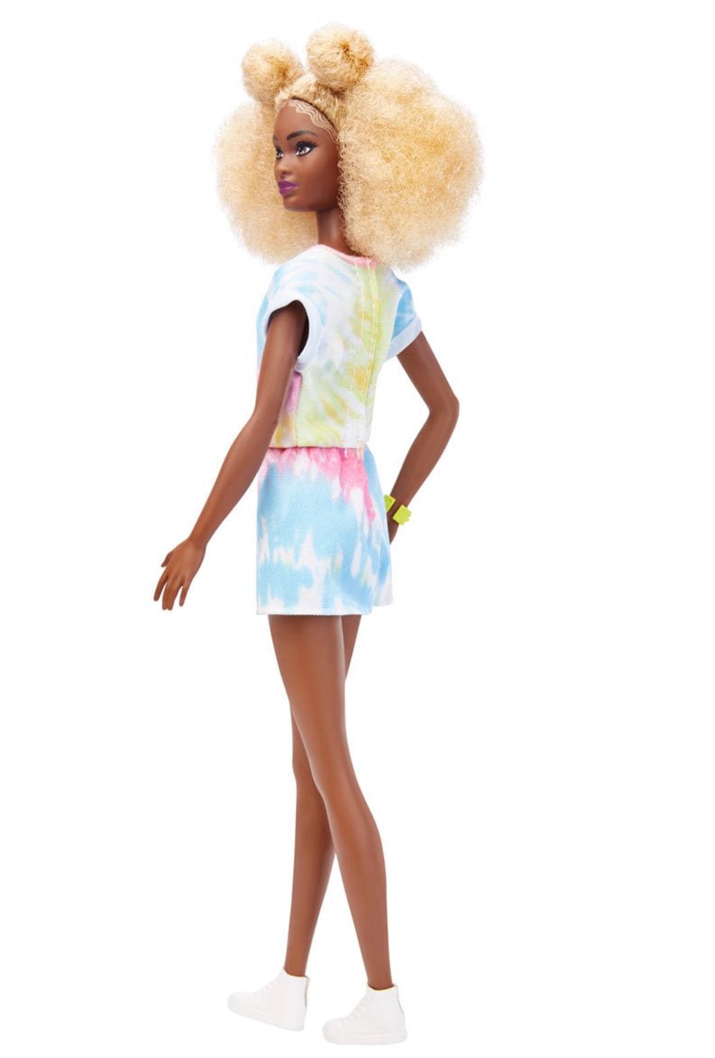 Barbie Fashionista Doll #180 with Multi-Color Tie-Dye Romper