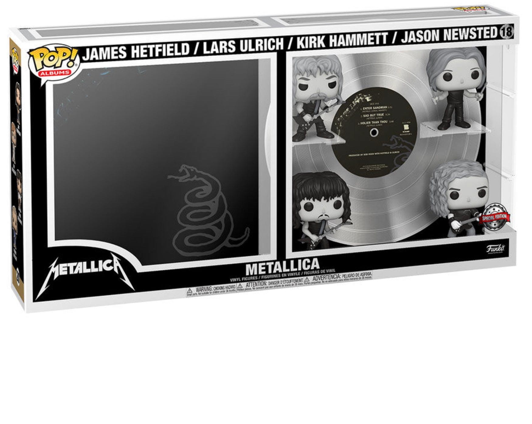 Funko Pop! Metallica (Black & White) Deluxe Album Rocks Vinyl Figure