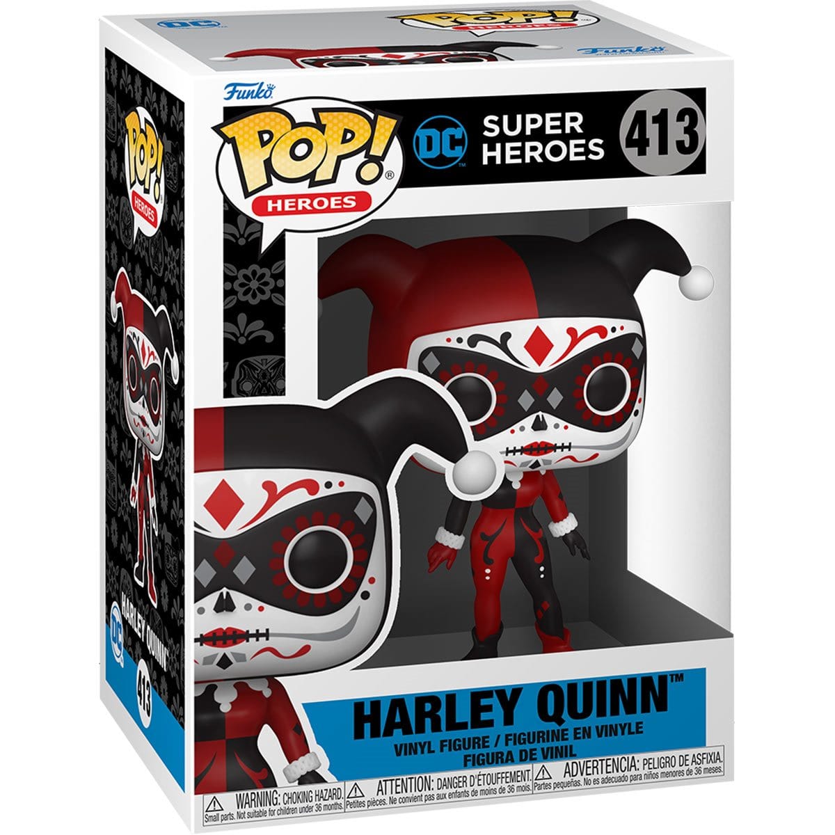 Dia de los DC Harley Quinn Pop! Vinyl Figure in box