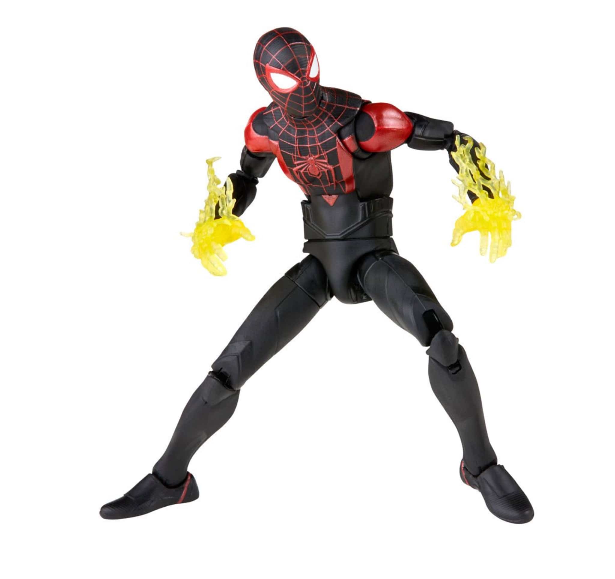 Spider-Man 3 Marvel Legends Miles Morales 6-Inch Action Figure bio electricity 
