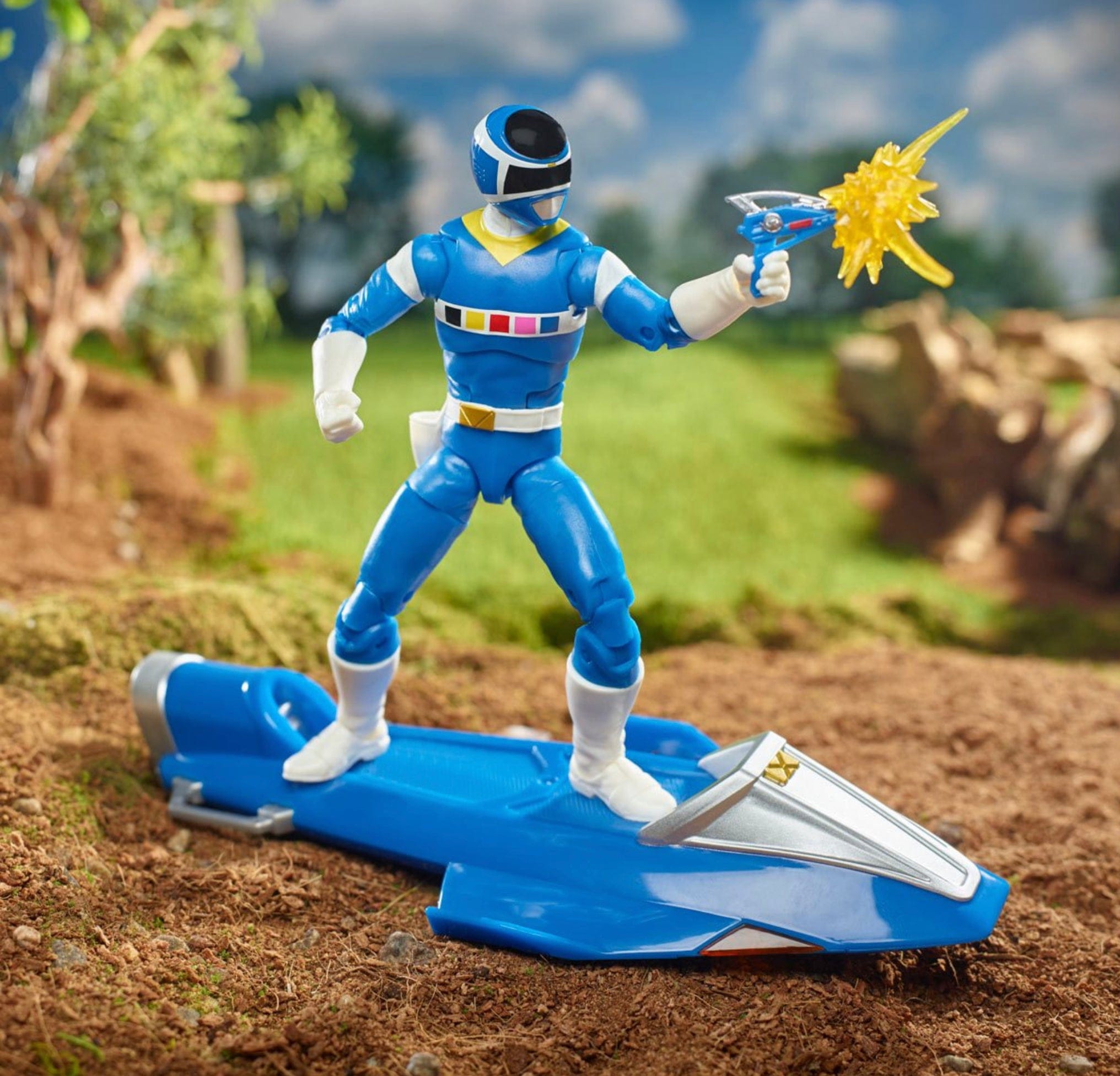 Power Rangers Lightning Collection Deluxe In Space Blue Ranger 6-Inch Action Figure