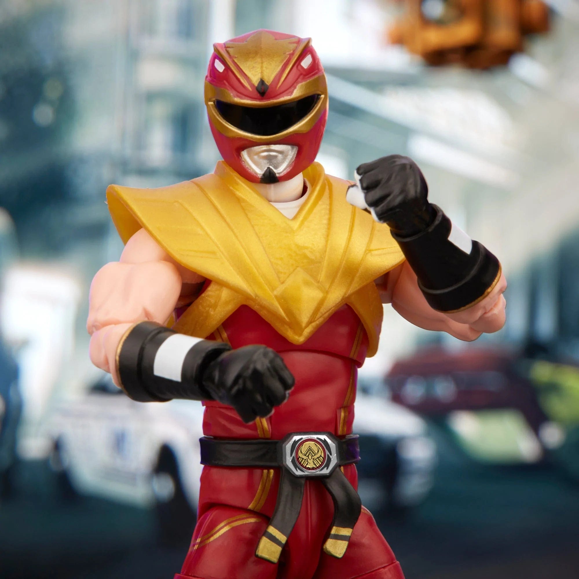 Power Rangers X Street Fighter Lightning Collection Morphed Ken Soaring Falcon Media Pose