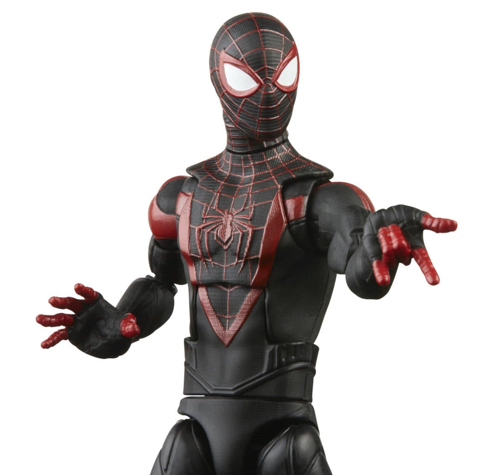 Spider-Man 3 Marvel Legends Miles Morales 6-Inch Action Figure close up