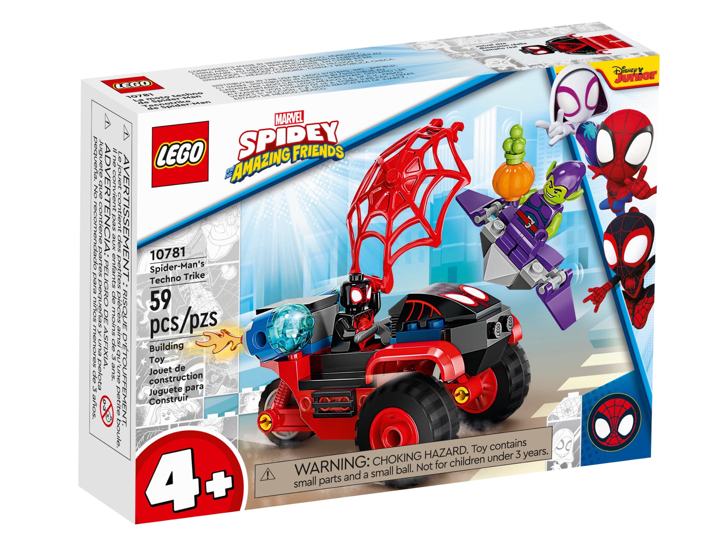 LEGO® Marvel 10781 Miles Morales: Spider-Man’s Techno Trike