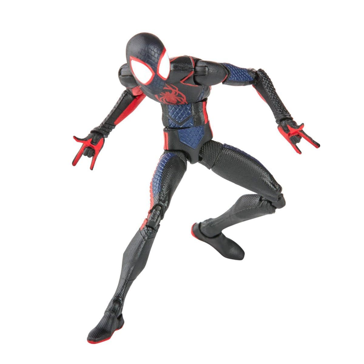 Spider-Man Across The Spider-Verse Marvel Legends Miles Morales 6-Inch Action Figure Pose