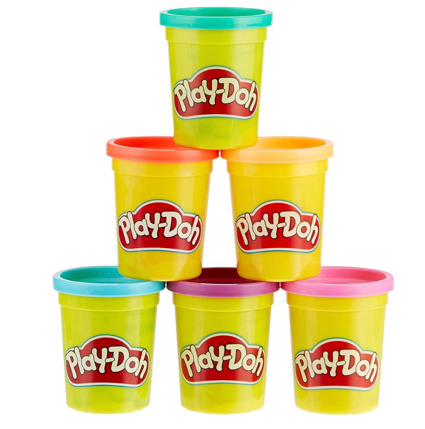 Play-Doh Assorted Set of 6 DIY Multi Colour
