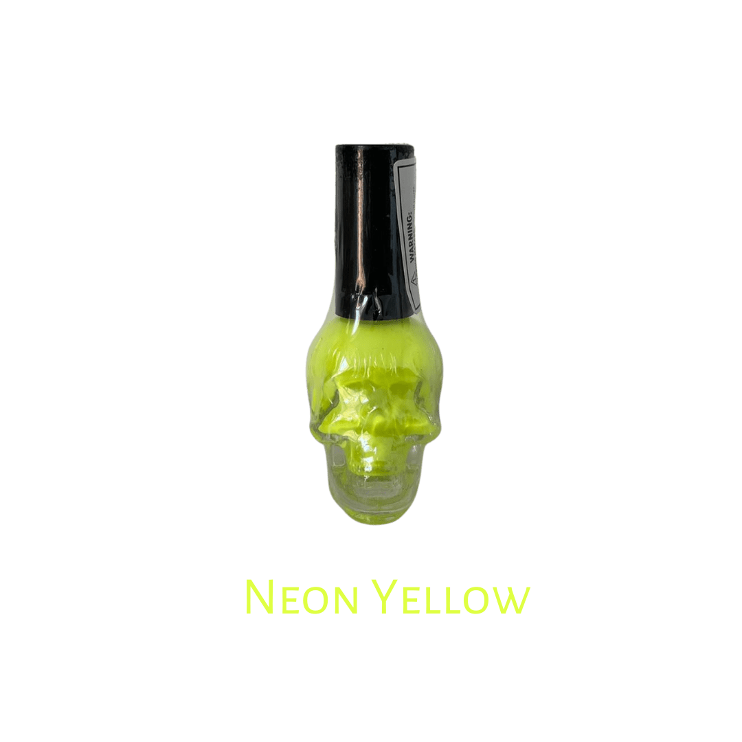 Neon Skull Nail Polish