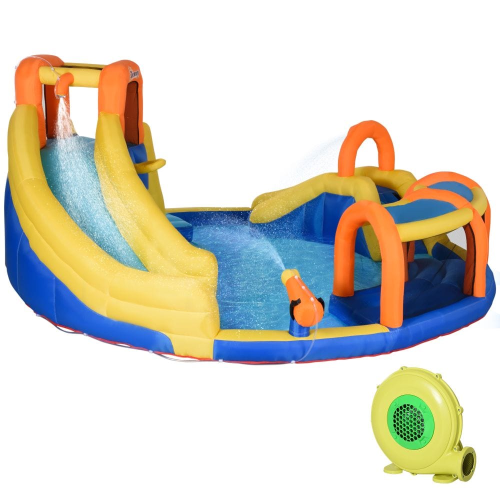 5 in 1 Kids Bouncy Castle Large Inflatable House Slide Water Gun