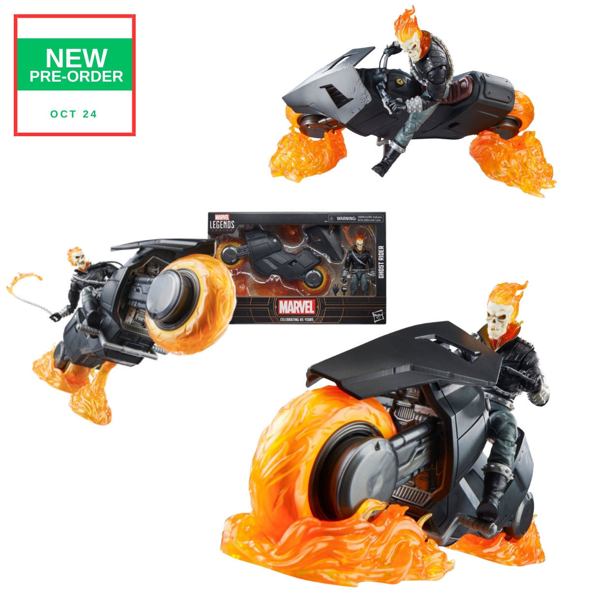 Celebrating Marvel’s 85th Anniversary: Danny Ketch Ghost Rider and Bike Set Goes Live!