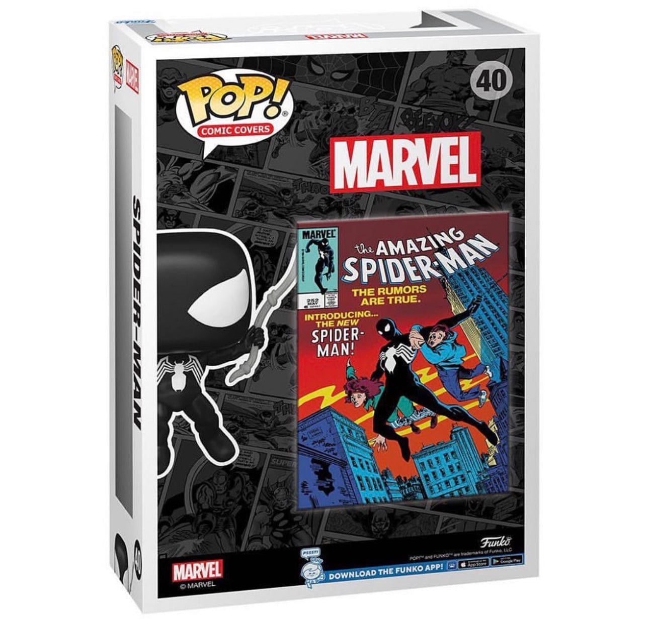 Amazing Spider-Man #252 Funko Pop! Comic Cover Figure #40 with Case Media 2 of 6