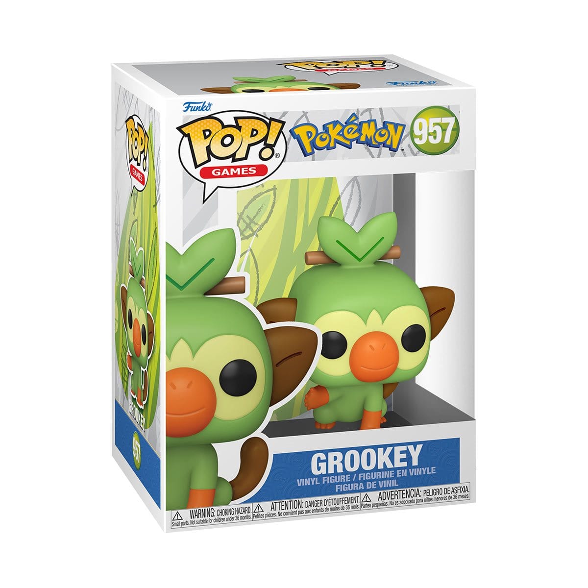 70585 Pokemon Grookey Funko Pop! Vinyl Figure #957