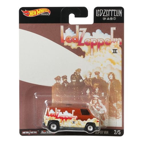 Hot Wheels Pop Culture Led Zeppelin 2020 Mix 1 Vehicles Case