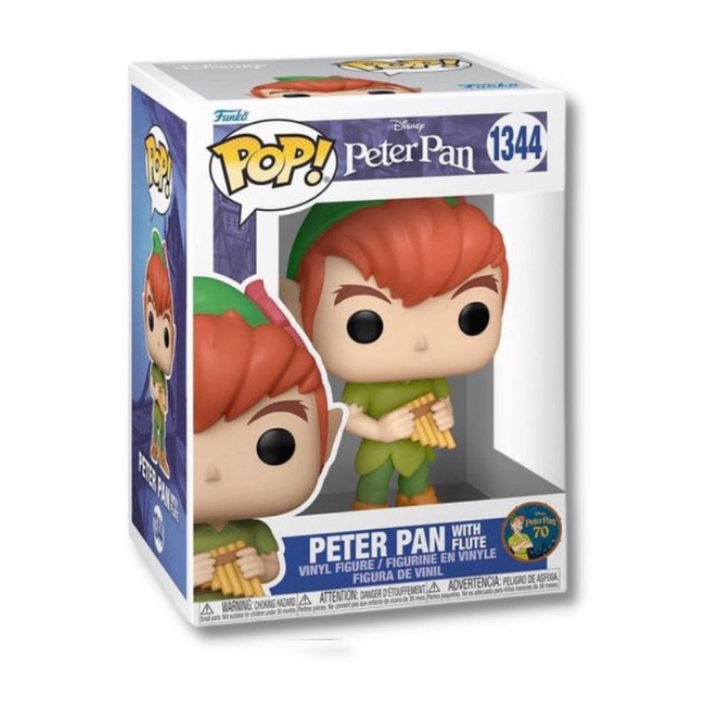 Funko POP! Peter Pan 70th Anniversary Peter with Flute Pop! Vinyl Figure Window Display Box 100 Years Disney Celebration