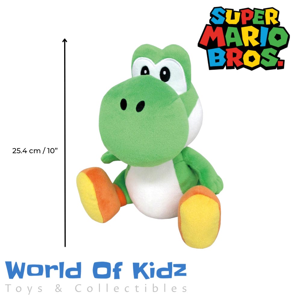 Little Buddy Super Mario All Star Yoshi - Green Yoshi (Medium) Plush 10” 25.4 cm