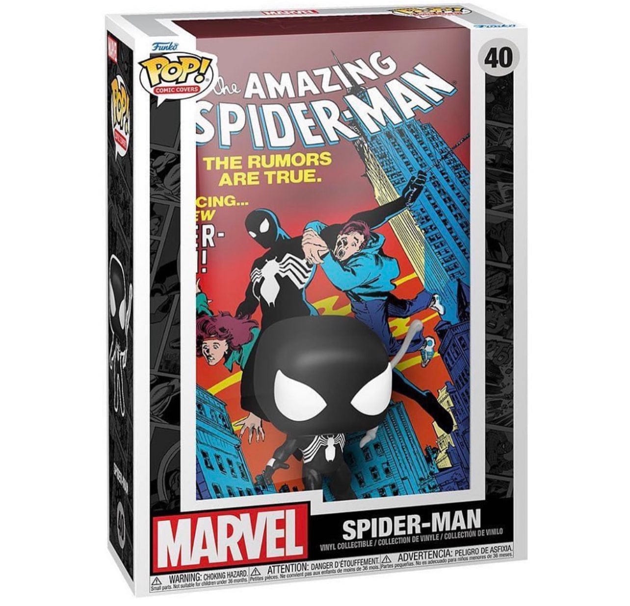 Amazing Spider-Man #252 Funko Pop! Comic Cover Figure #40 with Case Media 1 of 6