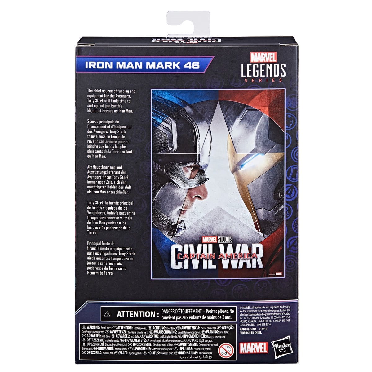 Captain America: Civil War Marvel Legends Iron Man Mark 46 6-Inch Action Figure