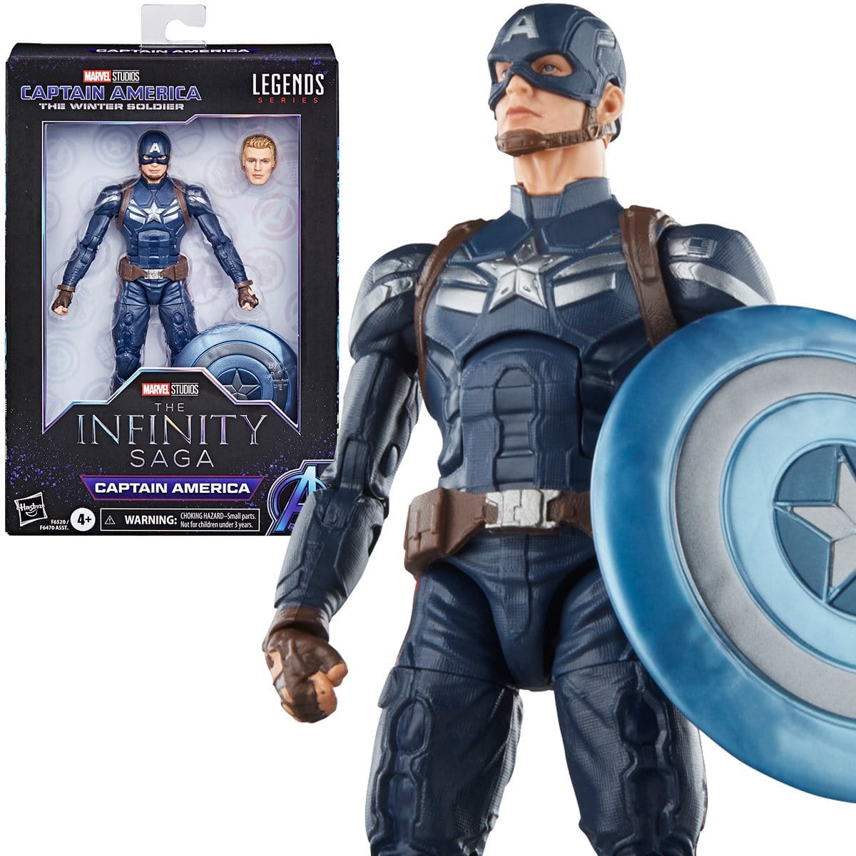 The Winter Soldier Marvel Legends Captain America 6-Inch Action Figure