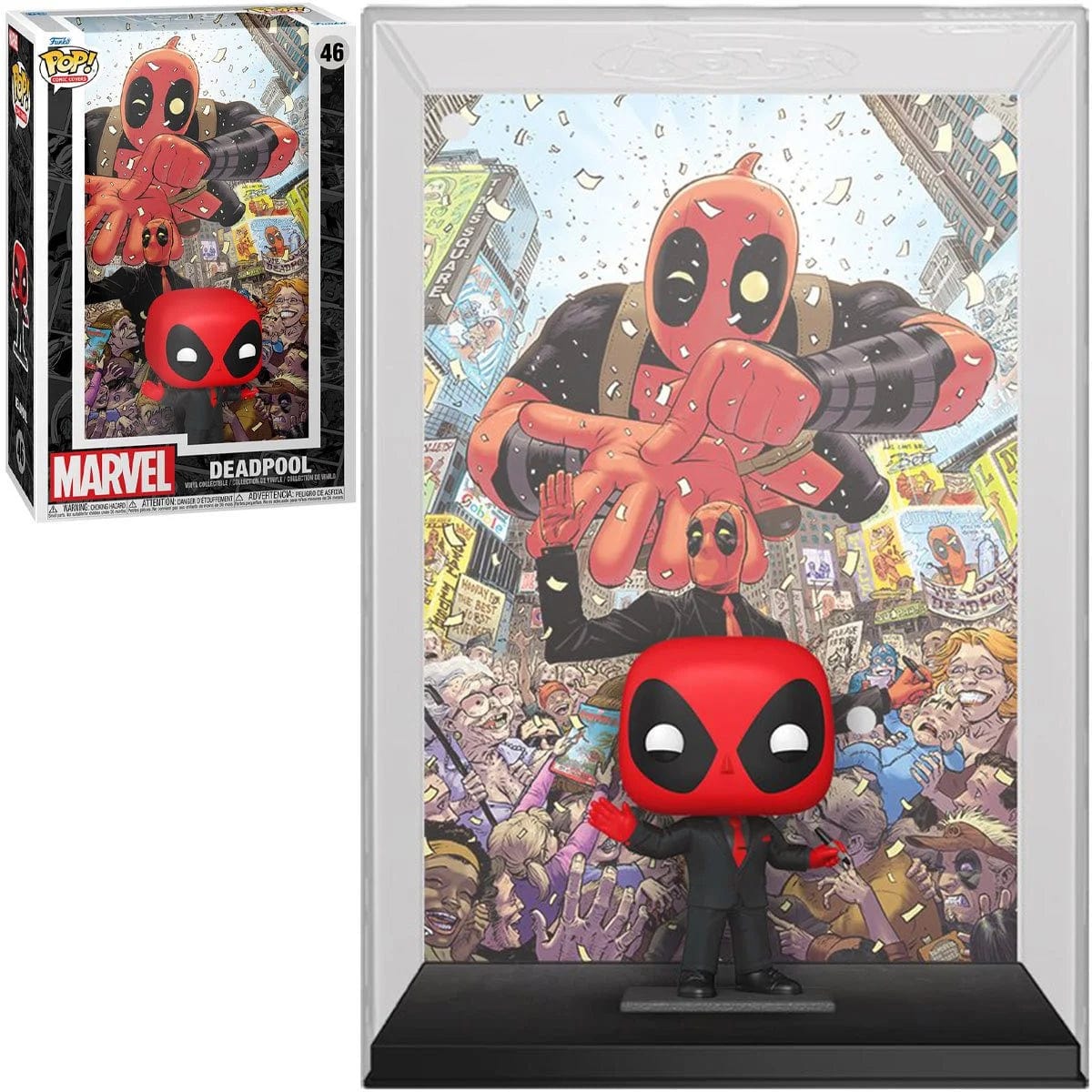 Funko POP Comic Cover Marvel- Deadpool (2025) #1 Deadpool in Black Sui