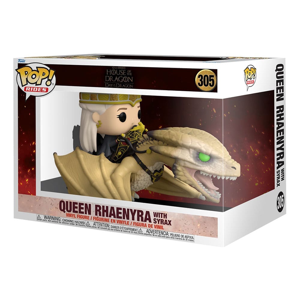 FUNKO POP! Ride Queen Rhaenyra With Syrax - House Of The Dragon: Day Of The Dragon