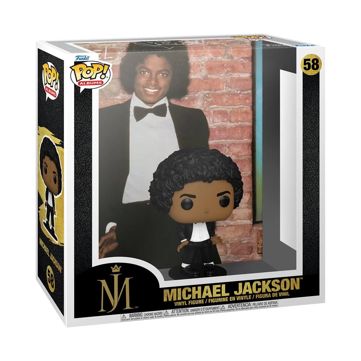 Michael Jackson Off the Wall Funko Pop! Album Figure #58 with Case