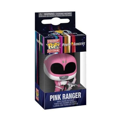 Mighty Morphin Power Rangers 30th Anniversary Pink Ranger Funko Pocket Pop! Key Chain