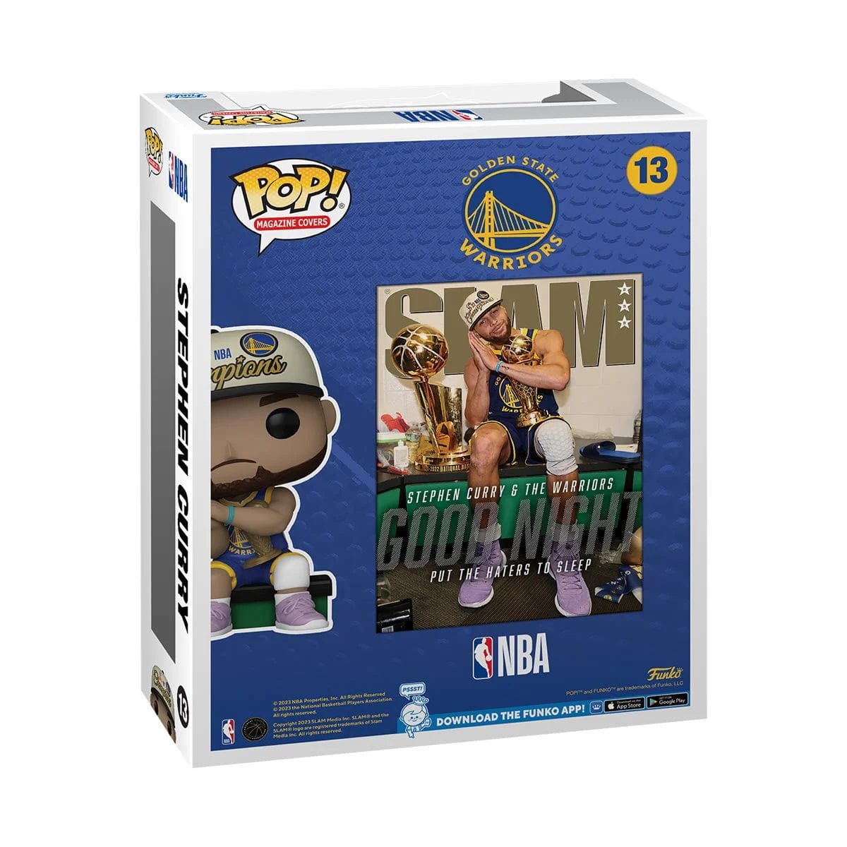 NBA-SLAM-Stephen-Curry-Funko-Pop-Cover-Figure-13-with-Case-Collectable-Vinyl-Figure-Gift-Idea-Official-Merchandise-Toys-For-Kids-&-Adults-Sports-Fans-Box-Art