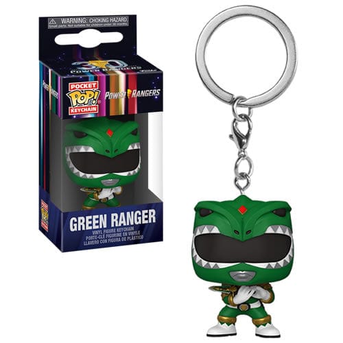 Pocket Pop! Keychains - Mighty Morphin Power Rangers 30th Anniversary - Green Ranger With Display Window And Keychain POP