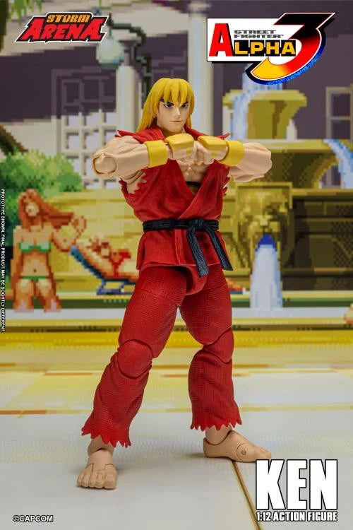 STORM COLLECTIBLES ARENA Street Fighter Alpha 3 Ken Masters 6" Scale Action Figure - PRE-ORDER: SEPT 2025
