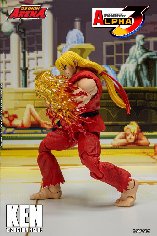 STORM COLLECTIBLES ARENA Street Fighter Alpha 3 Ken Masters 6" Scale Action Figure - PRE-ORDER: SEPT 2025