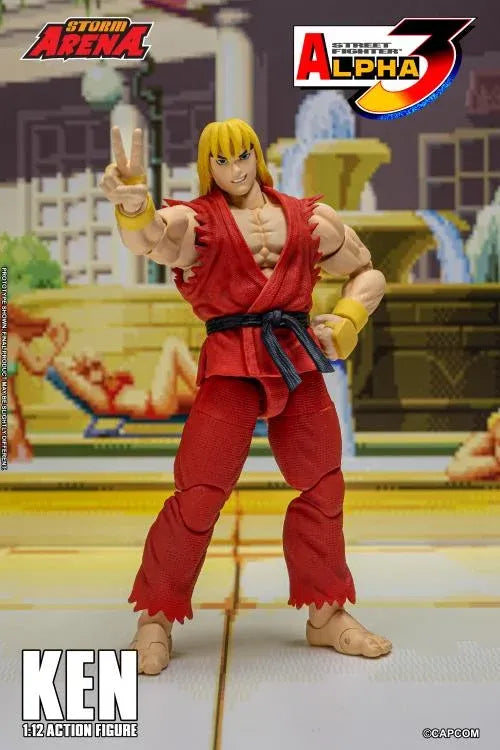 STORM COLLECTIBLES ARENA Street Fighter Alpha 3 Ken Masters 6" Scale Action Figure - PRE-ORDER: SEPT 2025