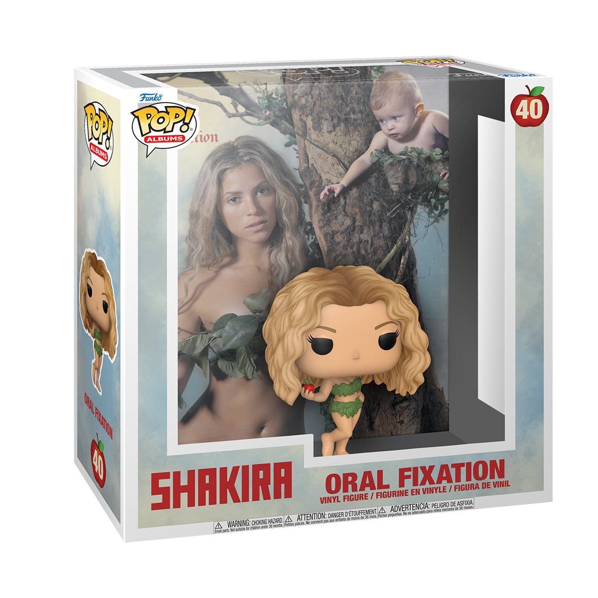 Shakira Oral Fixation Pop! Album Figure #40 with Case-In-Display-window-box