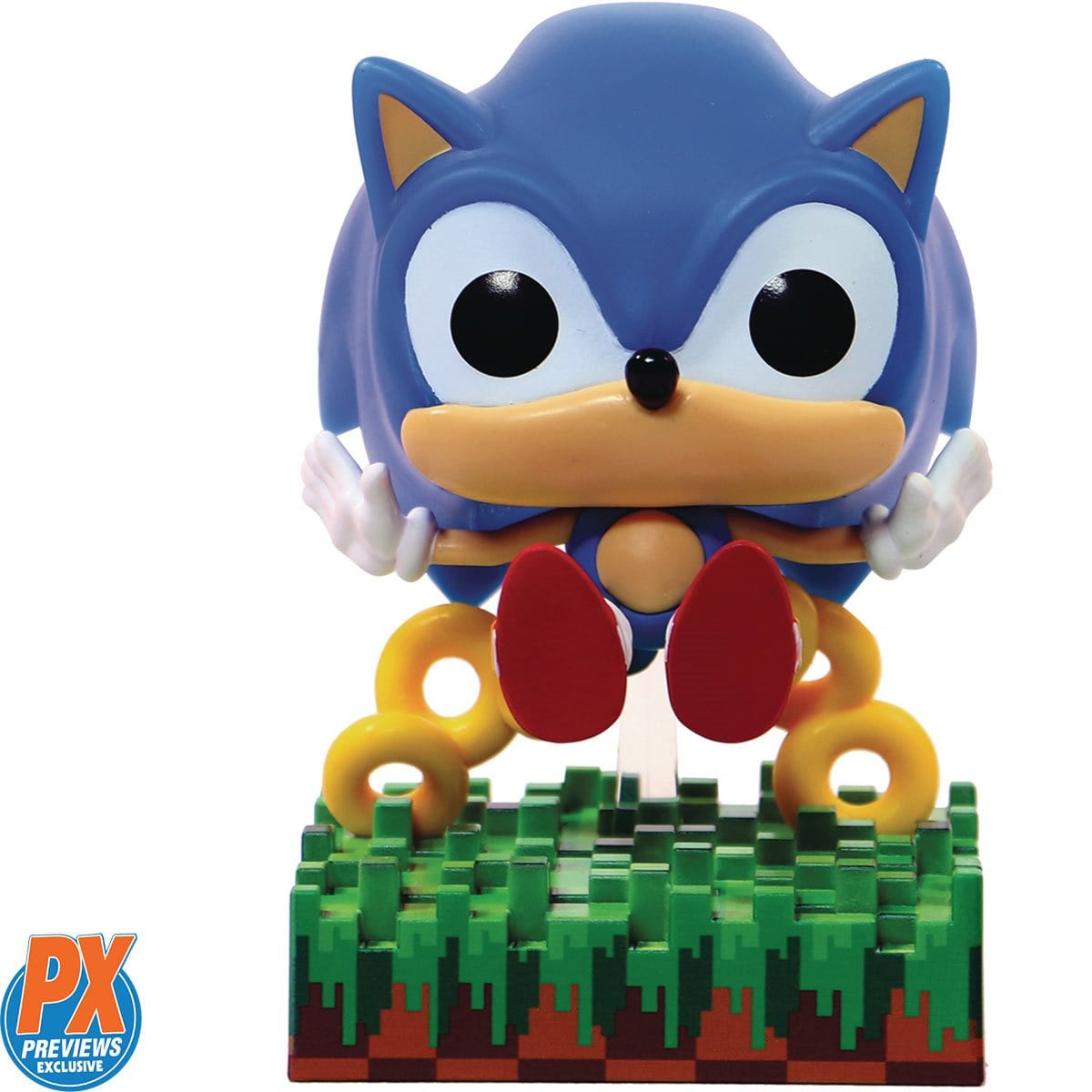 Funko Pop!  Sonic the Hedgehog Ring Scatter Sonic Vinyl Figure 918 - Previews Exclusive