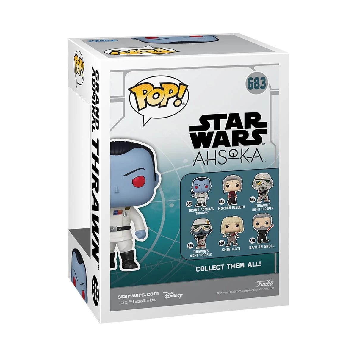 Star Wars: Ahsoka Grand Admiral Thrawn Funko Pop! Vinyl Figure #683