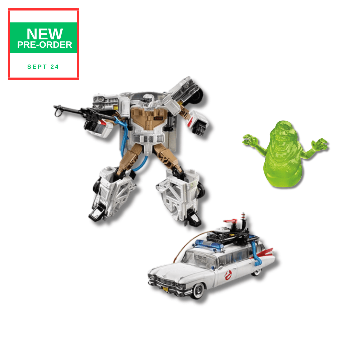 Transformers Generations Ghostbusters Ecto-1 Ectotron Pre-Order - World Of Kidz 