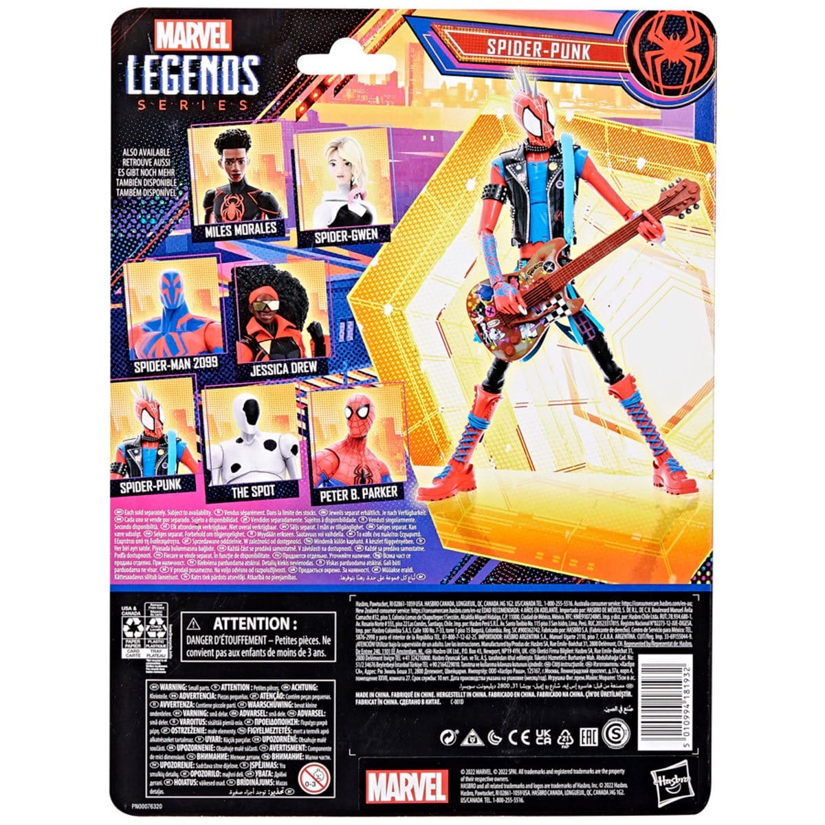 Spider-Man-Across-The-Spider-Verse-Marvel-Legends-Action Figure-Spider-Punk