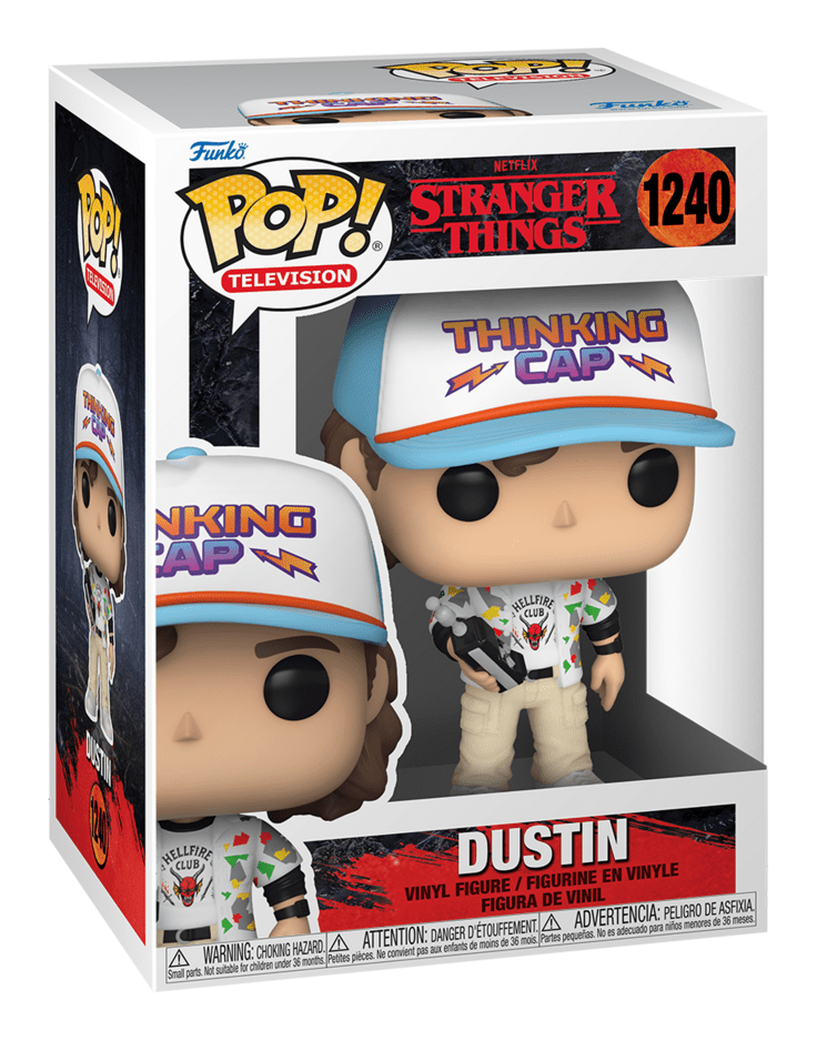 Stranger Things Season 4 Dustin Pop! Vinyl Figure Box