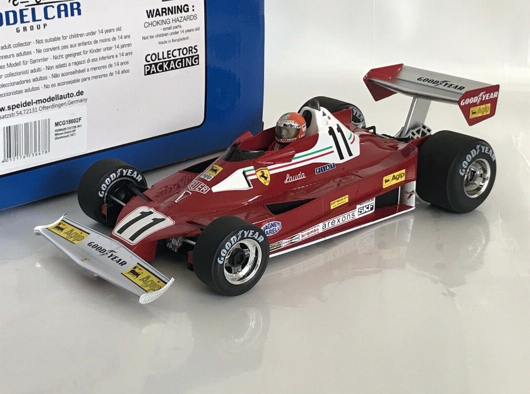 Niki Lauda Ferrari 312T2B #11 Winner Zandvoort formula 1 World Champion  1977 1:18 Model Car Group