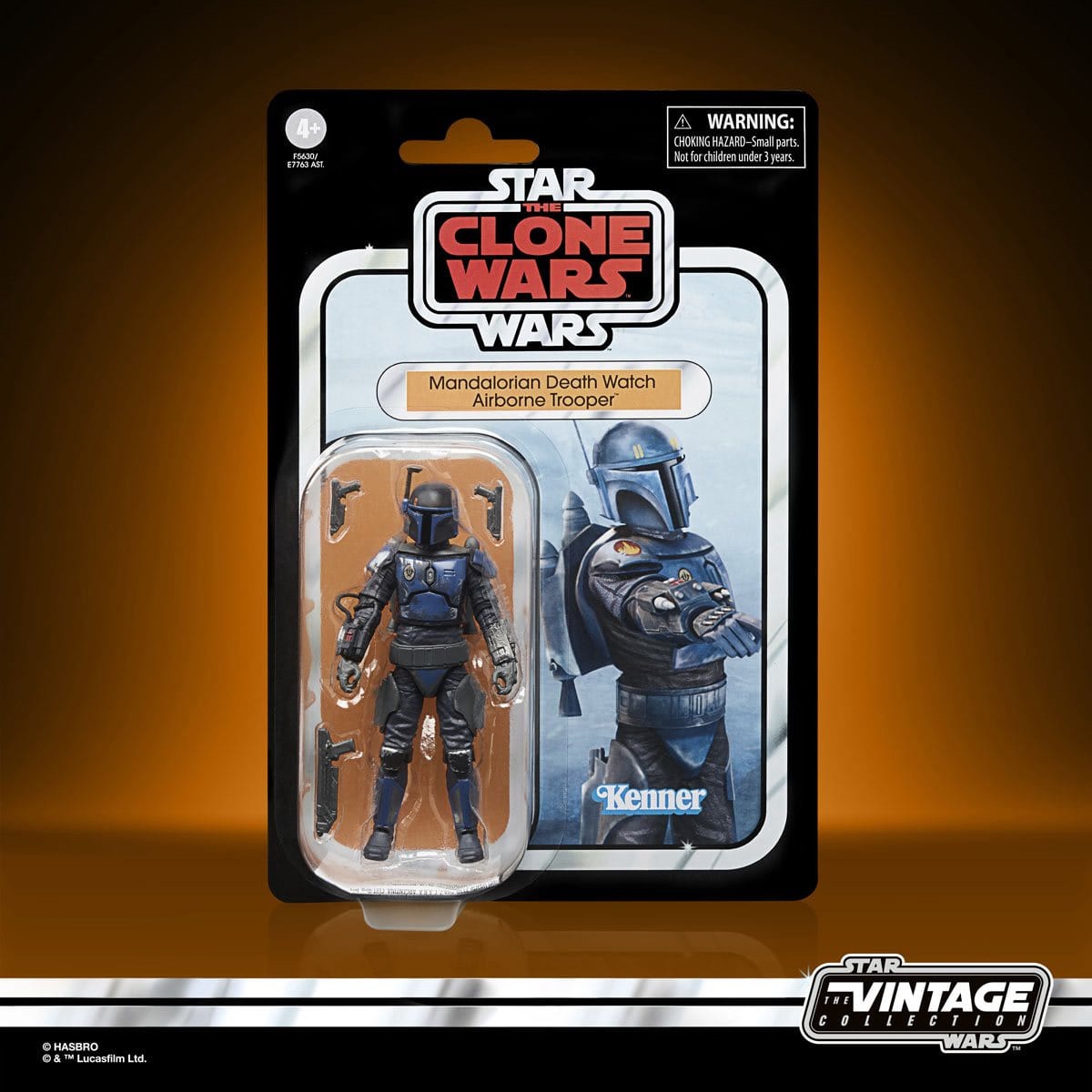 Star Wars The Vintage Collection Mandalorian Death Watch Airborne Trooper 3 3/4-Inch Action Figure w Packaging