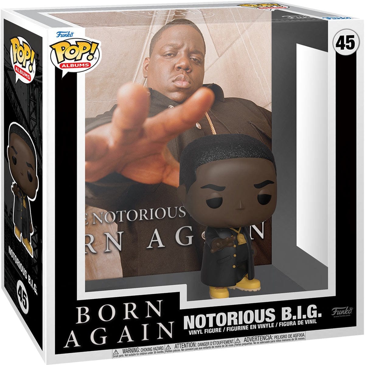 Notorious B.I.G. Born Again Pop! Album Figure with Case..